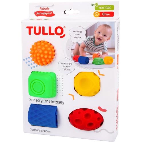 Фото - Розвивальна іграшка Tullo Sensoryczne Kształty, 5Szt. (421)