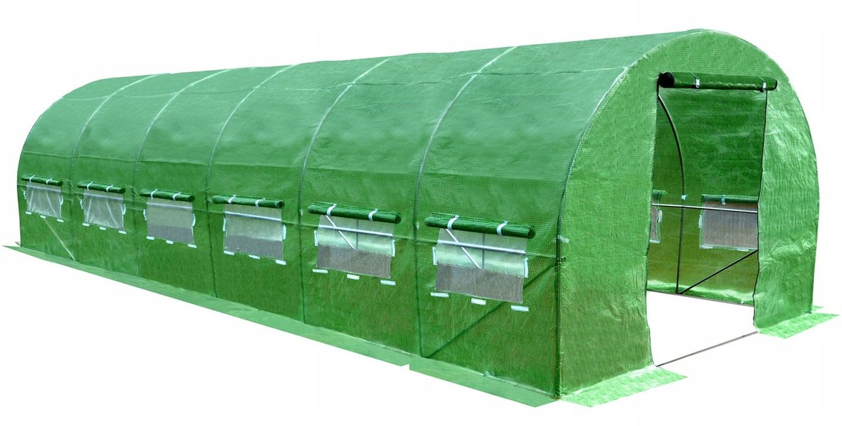 Tunel ogrodowy BLUEGARDEN, zielony, 3x6 m