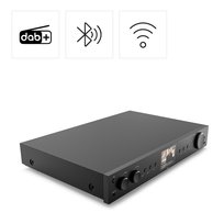 Tuner cyfrowy HiFi Hama DIT2105 DAB+ radio internetowe Bluetooth RX/TX aplikacja czarny