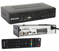 Tuner Dekoder DVB-T2 HEVC TV Naziemnej H.265 USB HDMI Pilot Riwall RTN-01