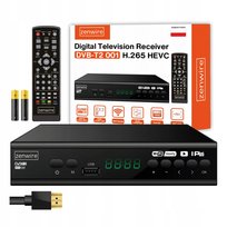 Tuner Dekoder Satelitarny DVB-T2 HEVC H.265 Full HD Telewizji Naziemnej USB Zenwire