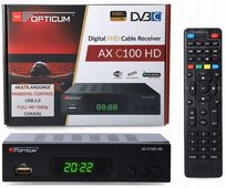 Tuner DVB-C Cyfrowy do Kablówki HD MPEG4 Opticum Telewizji Kablowej Dekoder Opticum