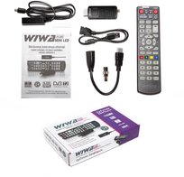 Tuner DVB-T2 WIWA H.265 MINI z wyświetlaczem Wiwa