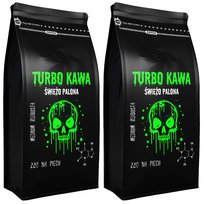 TURBO Kawa ziarnista Do ekspresu 2x1kg 100% Robusta 220 NA PIECU