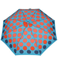 Turkusowy parasol damski automatyczny od F.P. PARASOL Wiatroodporny Qstyle