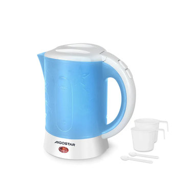 Turystyczny czajnik elektryczny 0,6L/650W/230V mały lekki kompaktowy - Aigostar