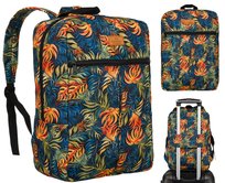 Turystyczny plecak damski ROVICKY sportowy  bagaż podręczny do samolotu uchwyt na walizkę lekki i pojemny 20L