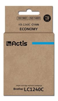 Tusz ACTIS KB-1240C Standard, błękitny, 19 ml, LC-1240C/LC-1220C - Actis