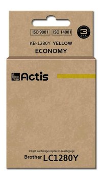 Tusz ACTIS KB-1280Y Standard, żółty, 19 ml, LC-1280Y - Actis