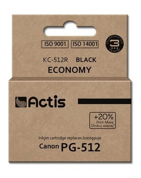 Tusz ACTIS KC-512R Standard, czarny, 18 ml, PG-512 - Actis