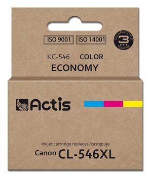 Tusz Actis KC-546 (zamiennik Canon CL-546XL; Supreme; 15 ml; 180 stron; czerwony, niebieski, żółty). - Actis
