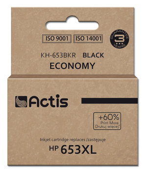 Tusz Actis KH-653BKR (zamiennik HP 653XL 3YM75AE; Premium; 20ml; 575 stron; czarny) - Actis