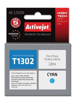 Tusz ACTIVEJET AE-1302N cyan do drukarki Epson - ActiveJet