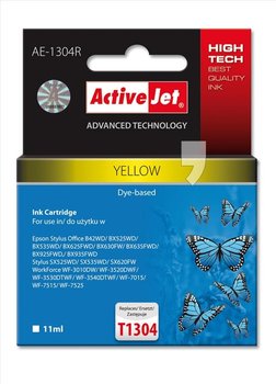 Tusz ACTIVEJET AE-1304R Premium, żółty, 11 ml, T1304 - ActiveJet