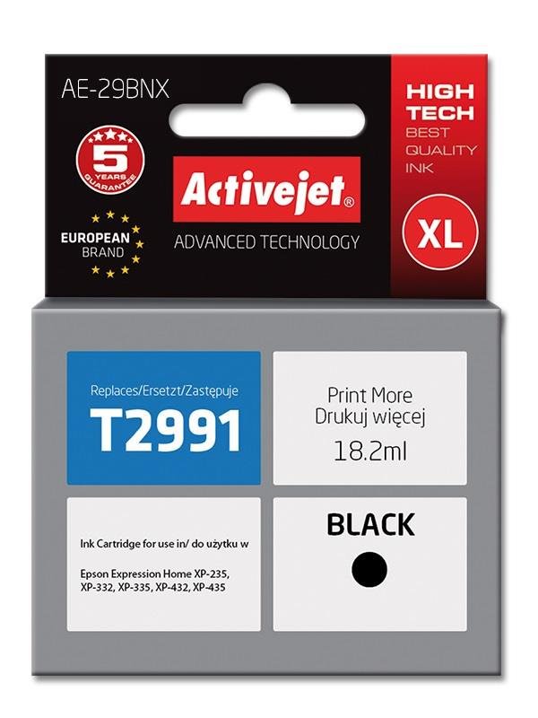 Tusz ACTIVEJET AE-29BNX Supreme, czarny, 18.2 ml, 29XL T2991