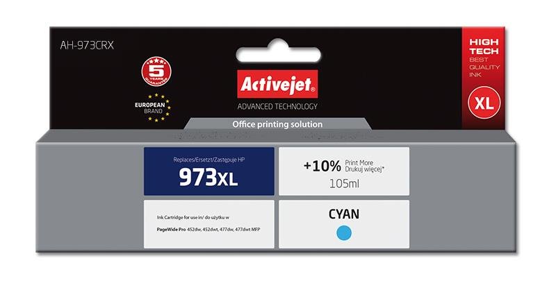 Tusz ACTIVEJET AH-973CRX, 105 ml, niebieski