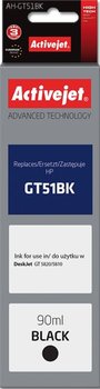 Tusz ACTIVEJET AH-GT51Bk (HP GT51BK M0H57AE), czarny, 90 ml - ActiveJet