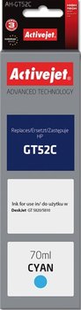 Tusz ACTIVEJET AH-GT52C (HP GT52C M0H54AE), niebieski, 70 ml - ActiveJet