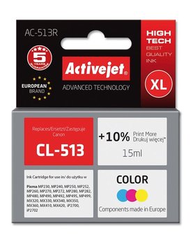 Tusz ActiveJet Do Canon CL-513 15ml Color - ActiveJet
