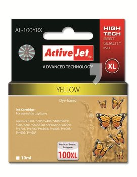 Tusz ACTIVEJET Premium AL-100YRX, żółty, 10 ml, 14N1071 - ActiveJet