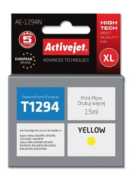 Tusz ACTIVEJET yellow do drukarki Epson - ActiveJet