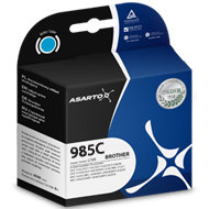 Tusz ASARTO AS-B985C, błękitny, 18 ml, LC985C