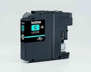 Tusz BROTHER LC121C, błękitny, 10 ml