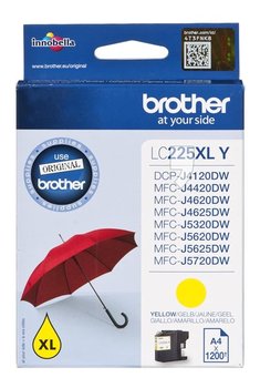 Tusz BROTHER LC225XLY, żółty, LC-225XLY - Brother