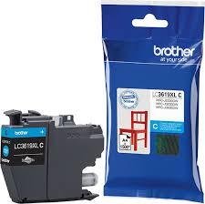 Tusz BROTHER LC3619XLC, błękitny, 1500 str.