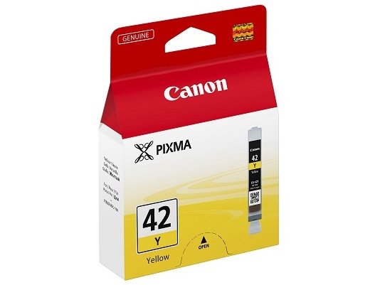 Tusz CANON CLI-42Y 6387B001, żółty, 13 ml