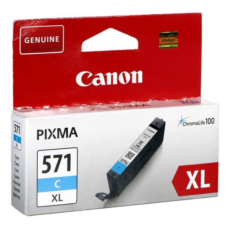 Tusz CANON CLI-571CXL, błękitny, 11 ml