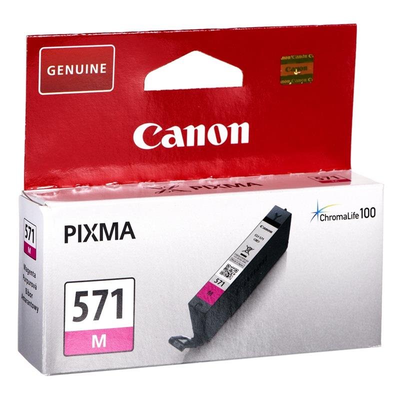 Tusz CANON CLI-571M, purpurowy, 7 ml