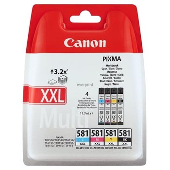 Tusz Canon CLI-581XXL CMYK Zestaw 4 x 11,7 ml 1 784 zdjęcia - Canon
