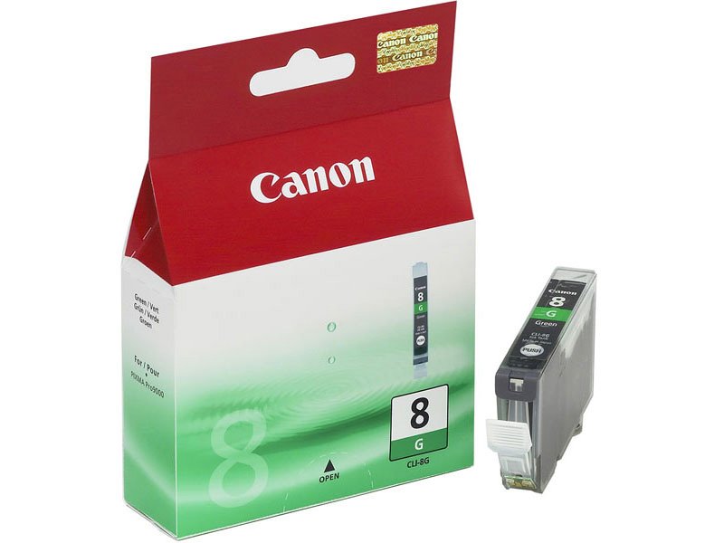 Tusz CANON CLI-8G, zielony, 13 ml