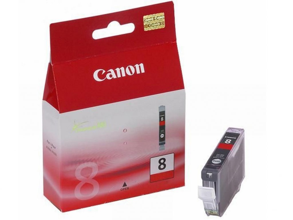 Tusz CANON CLI-8R, czerwony, 13 ml