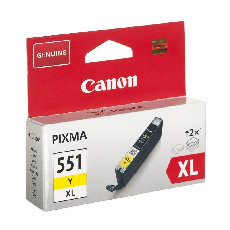 Tusz CANON nr.551 CLI-551YXL, żółty, 11 ml, 6446B001