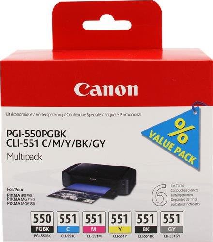 Tusz CANON PGI-550/CLI-551 Multi Pack