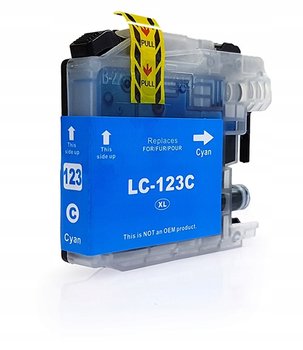 TUSZ do BROTHER LC123 DCP-J132W DCP-J152W CYAN - Inny producent