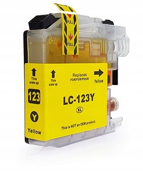 TUSZ do BROTHER LC123 DCP-J132W DCP-J152W YELLOW - Inny producent