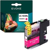 Tusz do drukarki Brother 123XM czerwony (magenta) | 10 ml | 600 stron | LC123M