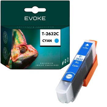Tusz do drukarki Epson 2632 niebieski (cyan) | 13 ml | 930 stron - Evoke