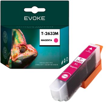 Tusz do drukarki Epson 2633 czerwony (magenta) | 14 ml | 1010 stron - Evoke
