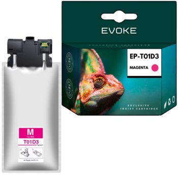 Tusz do drukarki Epson T01D3 czerwony (magenta) | 220 ml | 20000 stron - Evoke