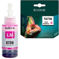 Tusz do drukarki Epson T6736 jasny czerwony | 70 ml | 6500 stron | T6736LM