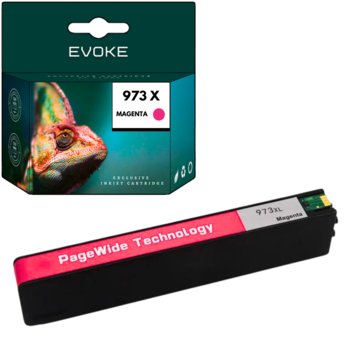 Tusz do drukarki HP 973X czerwony (magenta) | 105 ml | 7500 stron | F6T82AE - Evoke