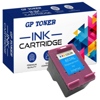 Tusz do HP 653XL DeskJet Plus Ink Advantage 6000 6075 6400 6475 Kolor - GP TONER