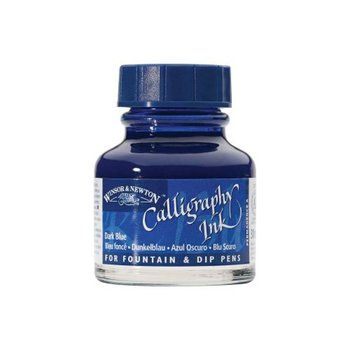 Tusz do Kaligrafii 30 ml DARK BLUE W&N INK - KURETAKE