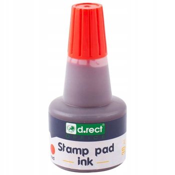 Tusz do pieczątek czerwony 30 ml D.rect - D.RECT