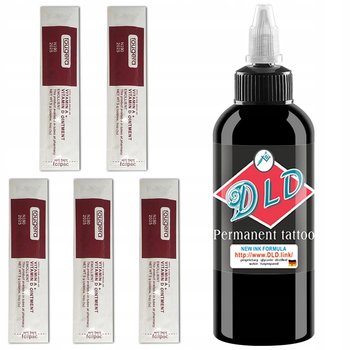 Tusz do robienia tatuażu permanentny czarny 120ml - Inna marka