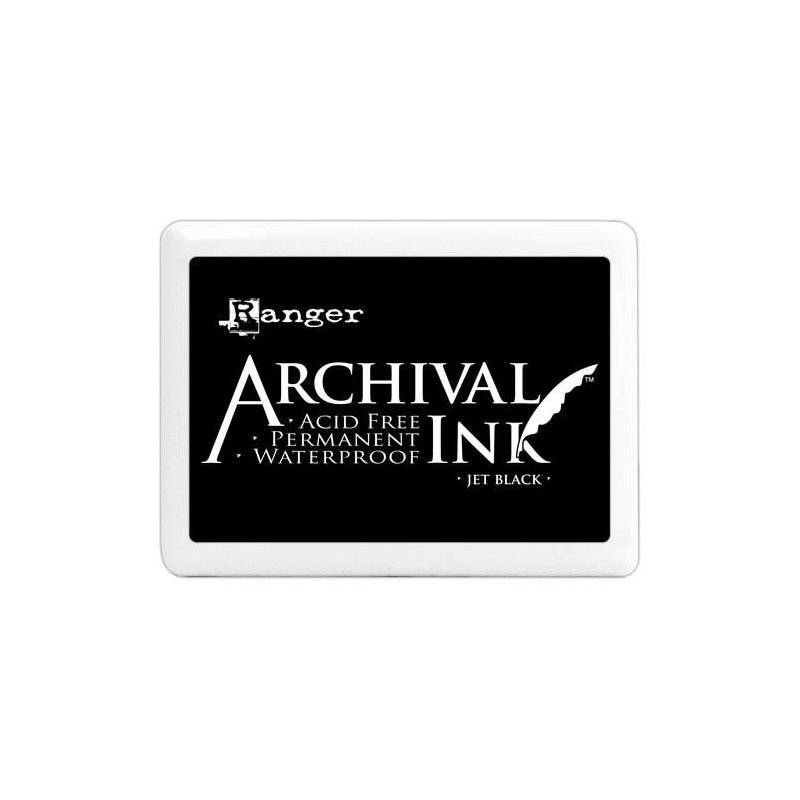 Tusz do stempli Archival Ink Jumbo CZARNY/ JET BLACK Ranger Sklep